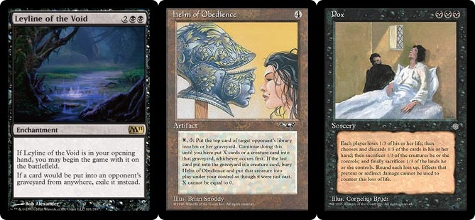 MTG Brewer: Pox + Helm of Obedience/ Leyline of the Void Combo
